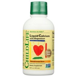 Childlife folyékony kalcium magnéziummal, természetes narancs íz, 473 ml