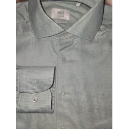Eterna 1863 slim fit zöld szőttes ing, 41