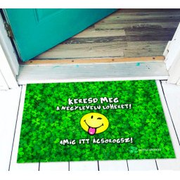 Vicces lábtörlő - Négy levelű lóhere