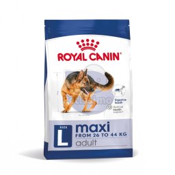 Royal Canin Maxi Adult - nagytestű felnőtt kutya száraz táp 15 kg + 3 kg ajándék!