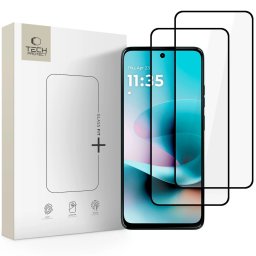 Tech-Protect Glass Fit+ Motorola G57 Power kijelzővédő üvegfólia, átlátszó (2db)