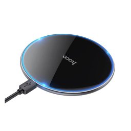 HOCO CW6 Pro asztali töltő (15W, wireless, LED fény) FEKETE