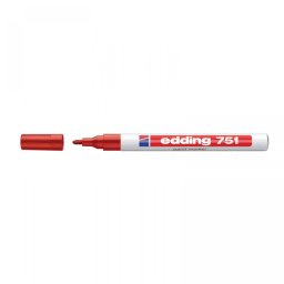 Lakkmarker 1-2mm, kerek Edding 751 piros