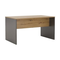 Íróasztal, grafit/tölgyfa artisan, RIOMA NEW TYP 11