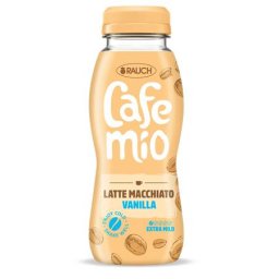RAUCH Kávés tejital, 0,25l, RAUCH "Cafemio Latte Macchiato Vanilla", extra mild