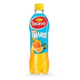 RAUCH Üdítőital, 6%, 0,5 l, RAUCH "Bravo", narancs