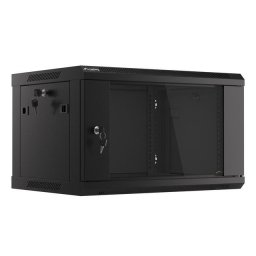 Lanberg 19" 6U Falra szerelhető Rackszekrény Black