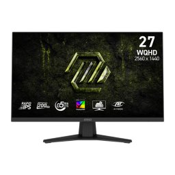 MSI Monitor GAMING MAG 274QF E20 RapidIPS 27" WQHD 2560x1440, 1000:1 CR, 250cd/m2, 1ms, 200Hz, DP, HDMI