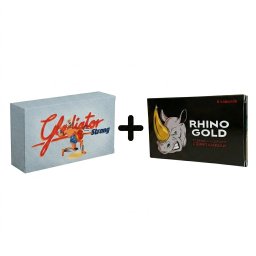 RHINO GOLD - 6 DB + GLADITOR STRONG KAPSZULA FRFIAKNAK - 4 db csomag