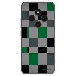 Fekete szilikon tok az alábbi mobiltelefonokra Xiaomi Poco C75 - Block Grid
