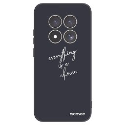 Fekete szilikon tok az alábbi mobiltelefonokra Xiaomi Redmi Note 15 Pro 5G - Everything is a choice