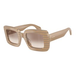 GIORGIO ARMANI AR8241U 631094 Striped Beige/Gold Block Gradient Brown Mirror Silver napszemüveg