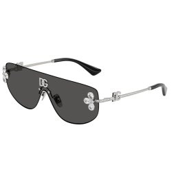 DOLCE & GABBANA DG2333B 05/87 Silver Dark Grey napszemüveg
