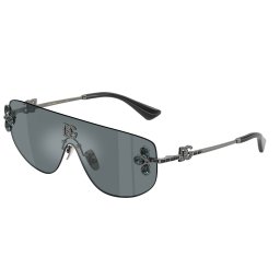 DOLCE & GABBANA DG2333B 12866G Dark Gunmetal Grey Mirror Black napszemüveg