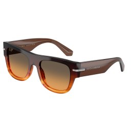 DOLCE & GABBANA DG4484 348618 Gradient Striped Brown Orange Gradient Light Green napszemüveg