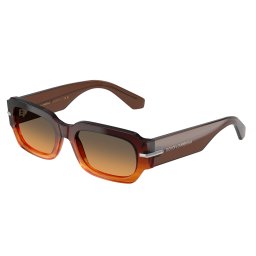 DOLCE & GABBANA DG4485 348618 Gradient Striped Brown Orange Gradient Light Green napszemüveg