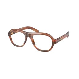 PRADA PR C12V 24G1O1 Striped Oak Demo Lens szemüveg