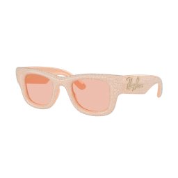 RAY-BAN RB4940BP 688984 WAYFARER PUFFER Solid Nude Dark Pink napszemüveg