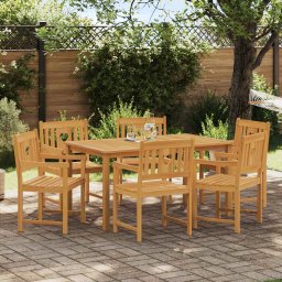 vidaXL Kerti pad 6 pcs Természetes 56 x 55,5 x 90 cm Tömör Akácfa