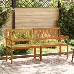 vidaXL Kerti pad Természetes 180 x 55,5 x 90 cm Tömör Akácfa