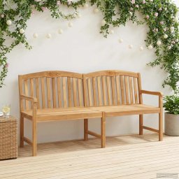 vidaXL Kézműves Rózsabank 150 x 60 x 90 cm Tömör Teakfa Természetes