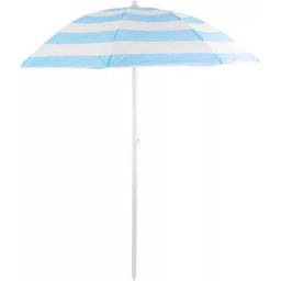 Napernyő DALIA 180 cm, 32/32 mm, dönthető csuklóval, türkiz-fehér, strand