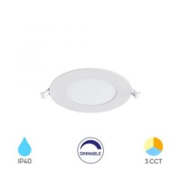 LED Süllyesztett spot lámpa D:128mm 6W 470lm 3000-4000-6500K