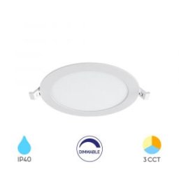 LED Süllyesztett spot lámpa D:170mm 12W 1120lm 3000-4000-6500K