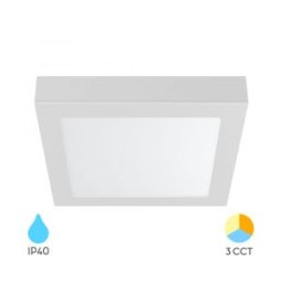 Mennyezeti Led spot lámpa 227mmx227mm 18W 1760lm 3000-4000-6500K