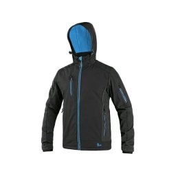 DURHAM kabát, férfi, fekete-kék, 2XL-es méret