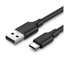 UGREEN US287 adatkábel (USB - Type-C, 3A, gyorstöltő, 200cm) FEKETE