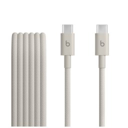Apple Beats USB-C-USB-C gyári szőtt töltő- és adatkábel, 1.5m, bézs, (MDGD4ZM/A)