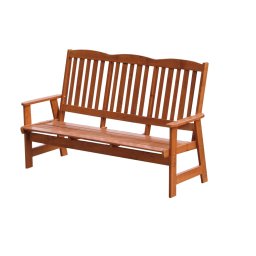 Rojaplast Luisa fenyőfából készült lakkozott kerti pad