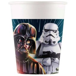 Star Wars papírpohár, party pohár 8 DARABOS, 200 ml FSC Nr1
