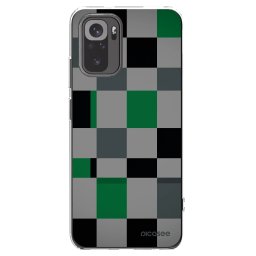 Átlátszó szilikon tok az alábbi mobiltelefonokra Xiaomi Redmi Note 10S - Block Grid
