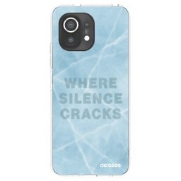 Átlátszó szilikon tok az alábbi mobiltelefonokra Xiaomi Mi 11 - SILENCE
