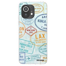 Átlátszó szilikon tok az alábbi mobiltelefonokra Xiaomi Mi 11 - PASSPORT EDITION