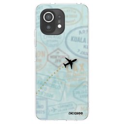 Átlátszó szilikon tok az alábbi mobiltelefonokra Xiaomi Mi 11 - FLIGHT PATH