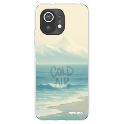 Átlátszó szilikon tok az alábbi mobiltelefonokra Xiaomi Mi 11 - COLD AIR