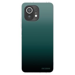 Átlátszó szilikon tok az alábbi mobiltelefonokra Xiaomi Mi 11 - Verdant Fade