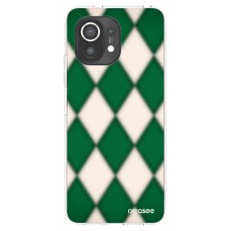 Átlátszó szilikon tok az alábbi mobiltelefonokra Xiaomi Mi 11 - Emerald Diamond