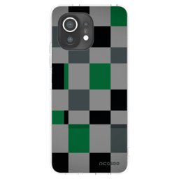 Átlátszó szilikon tok az alábbi mobiltelefonokra Xiaomi Mi 11 - Block Grid