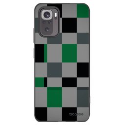 Fekete szilikon tok az alábbi mobiltelefonokra Xiaomi Redmi Note 11S 4G - Block Grid
