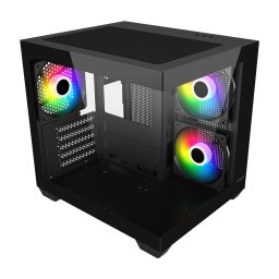 FSP S140-BA/SFF & Desktop/Transpar./Fekete