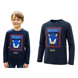 Sonic hosszú ujjú póló kék