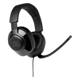 JBL QUANTUM 200 vezetékes fejhallgató SZTEREO (3.5mm jack, mikrofon, összehajtható, GAMER) FEKETE