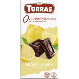 Torras Citromos étcsokoládé hozzáadott cukor nélkül (gluténmentes) 75 g