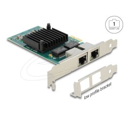 DeLock PCI Express x1 Card 2xRJ45 Gigabit LAN