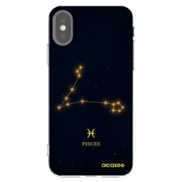 Átlátszó szilikon tok az alábbi mobiltelefonokra Apple iPhone X/XS - PISCES