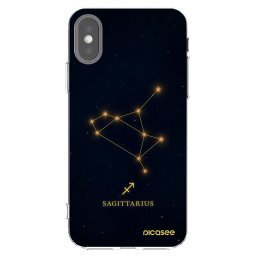 Átlátszó szilikon tok az alábbi mobiltelefonokra Apple iPhone X/XS - SAGITTARIUS